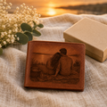 Custom Photo Wallet | Personalized Laser Engraved Faux Leather Him Her Gift