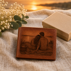 Custom Photo Wallet | Personalized Laser Engraved Faux Leather Him Her Gift