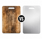 Premium Non-Slip Stainless Steel Cutting Board for Kitchen