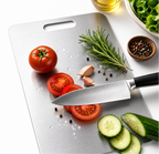 Premium Non-Slip Stainless Steel Cutting Board for Kitchen
