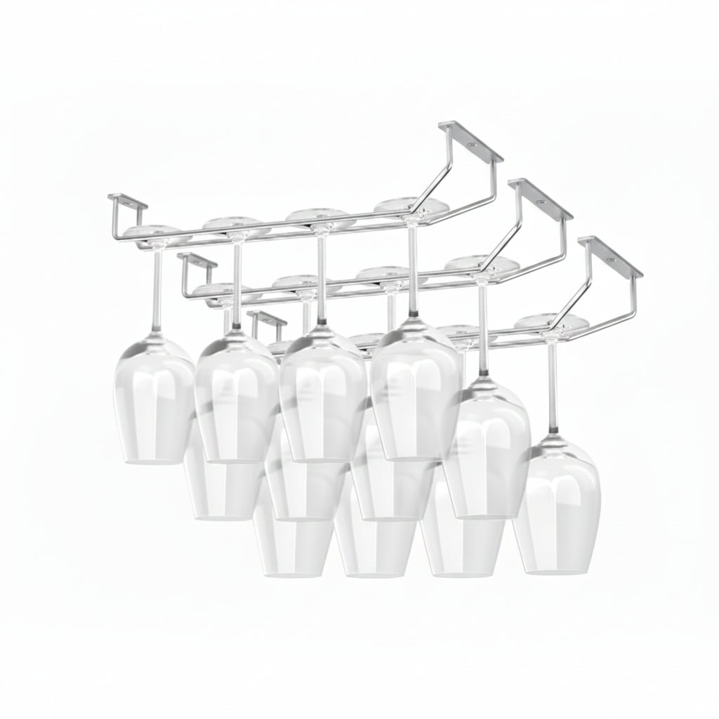 14-Inch Wine Glass Rack Under Cabinet