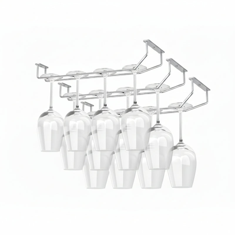 14-Inch Wine Glass Rack Under Cabinet