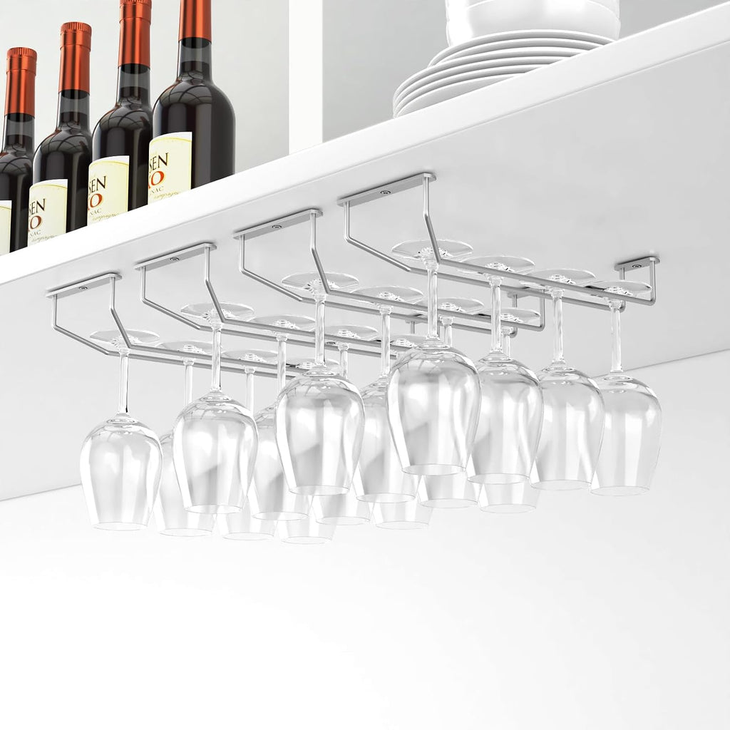 14-Inch Wine Glass Rack Under Cabinet