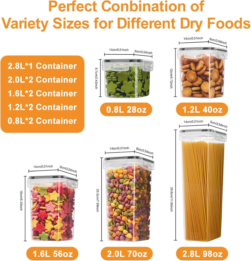 9 PCS Airtight Food Storage Containers