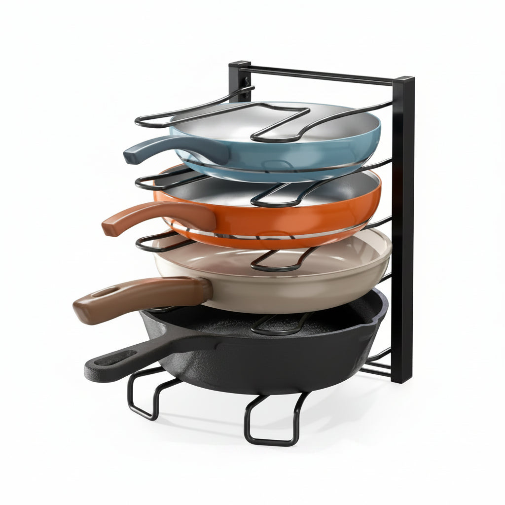 5-Tier Pot and Pan Organizer Rack