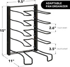 5-Tier Pot and Pan Organizer Rack