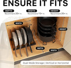 5-Tier Pot and Pan Organizer Rack