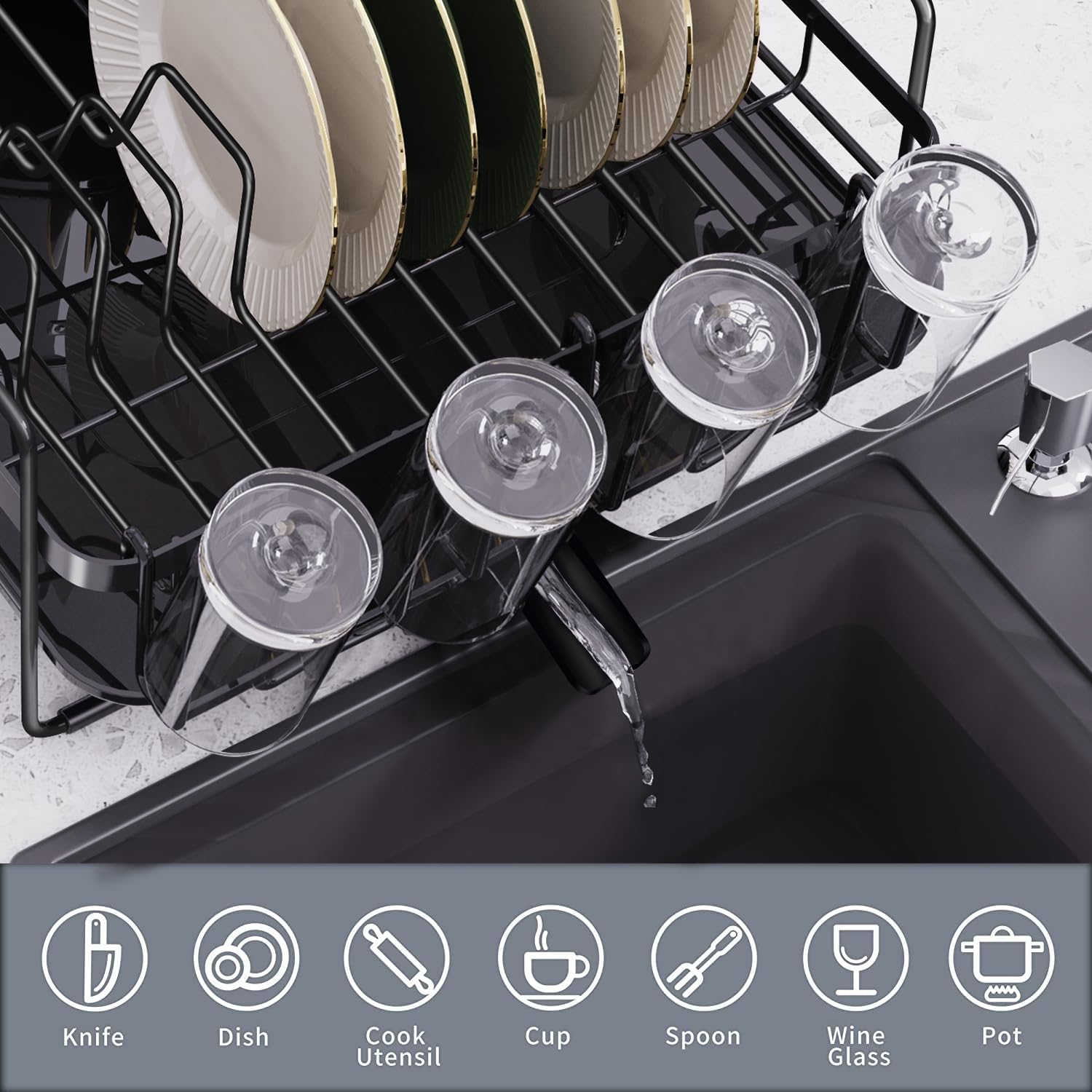 Large Dish Drying Rack