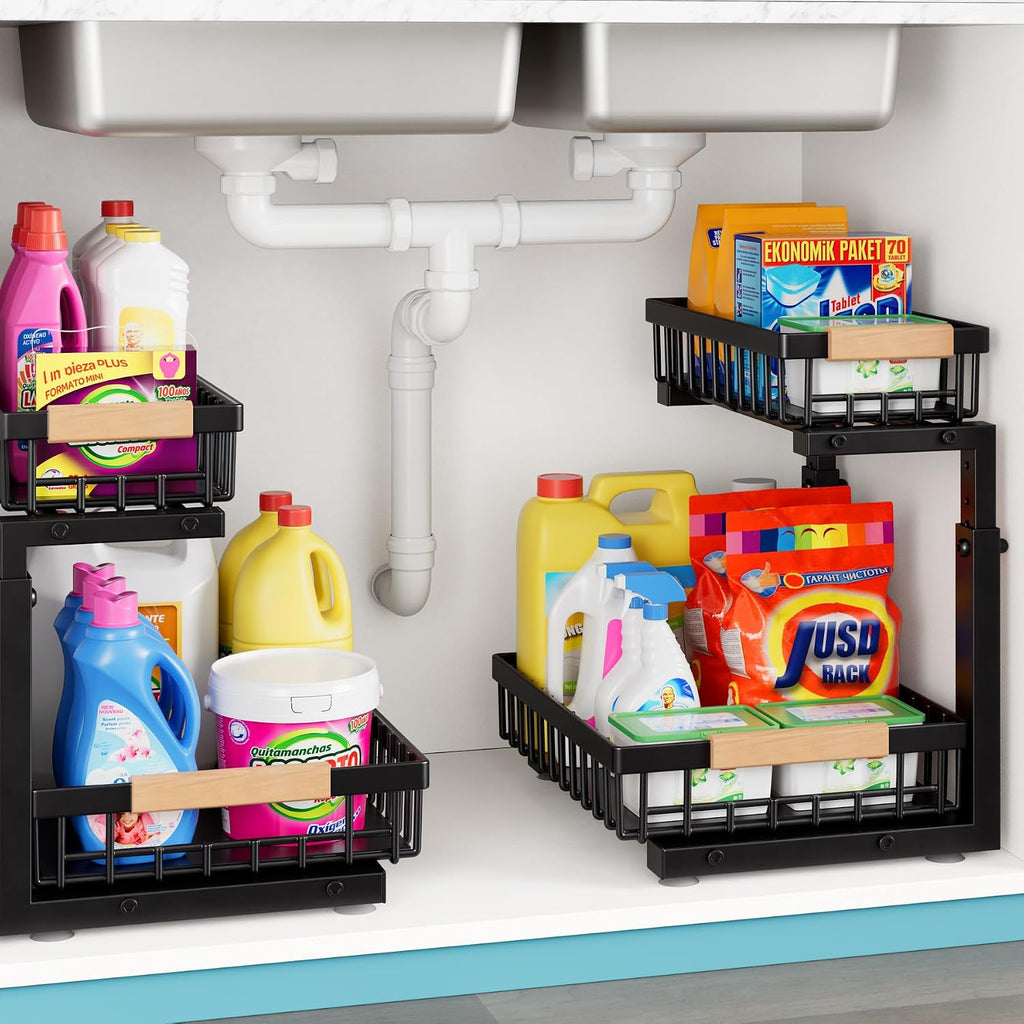 Under Sink Organizer - 2 Packs